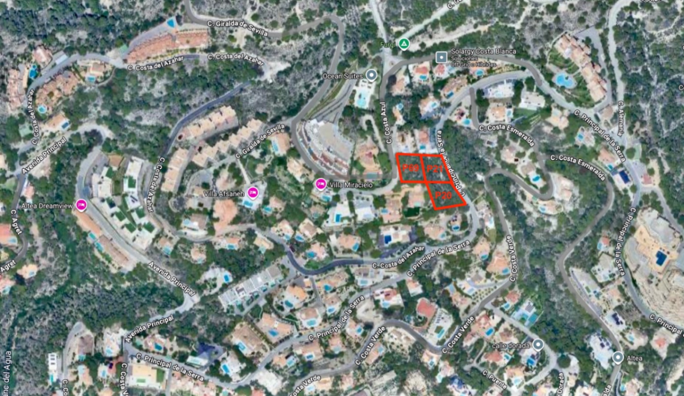 Oportunidad de adquirir la parcela urbana -P69, en la Sierra de Altea, para construir la casa de sus sueños, con vistas panorámicas