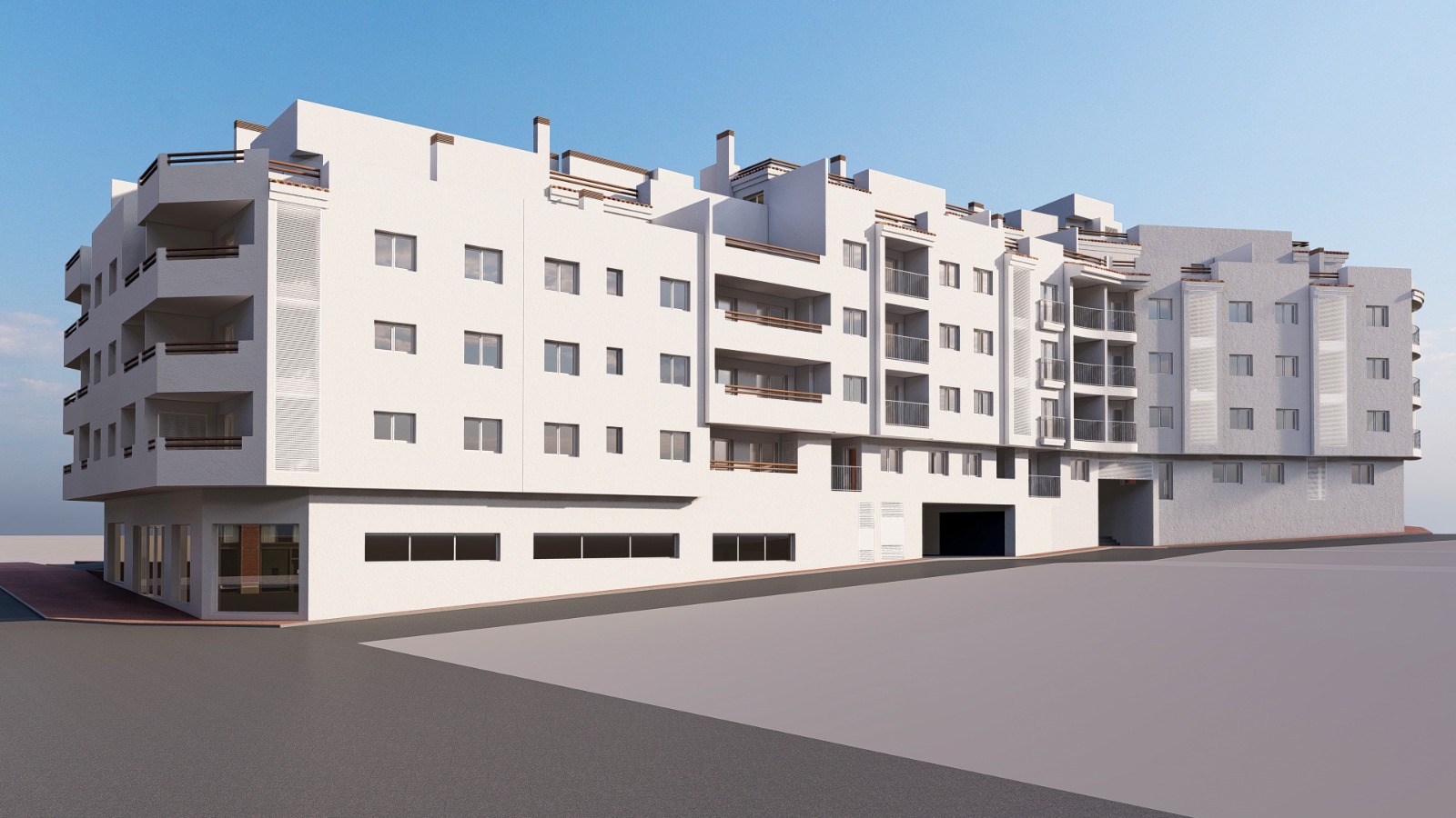 Apartamento moderno en el Centro de Alfas del Pi, a estrenar con 3 dormitorios y 2 baños.
