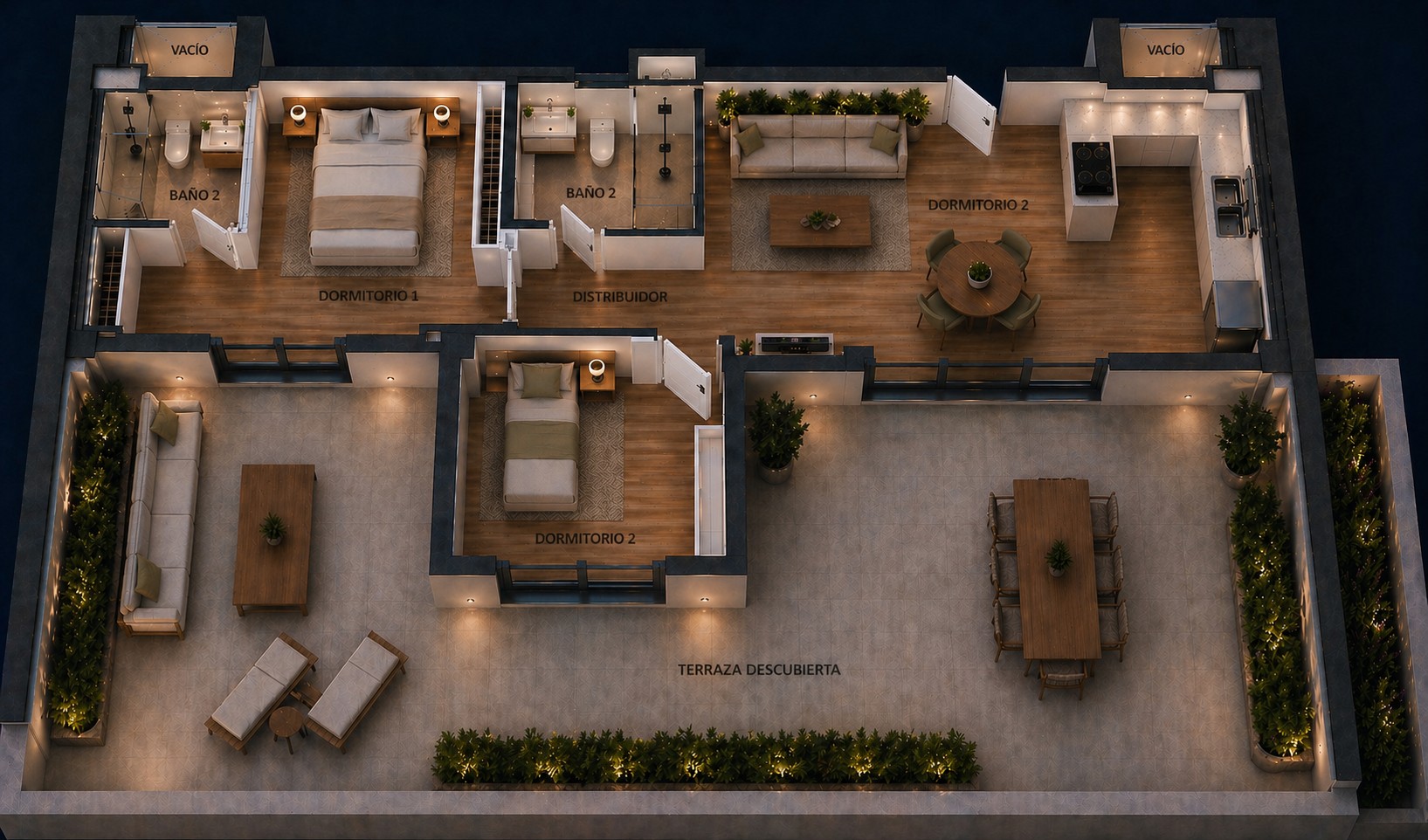 Apartamento en venta de 2 dormitorios en La Cala de Benidorm.