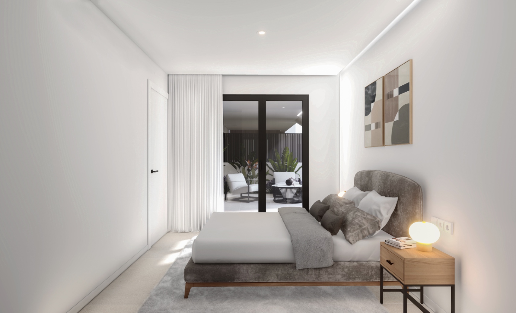 Bungalow en venta con 2 dormitorios y piscina en San Pedro del Pinatar (Murcia)