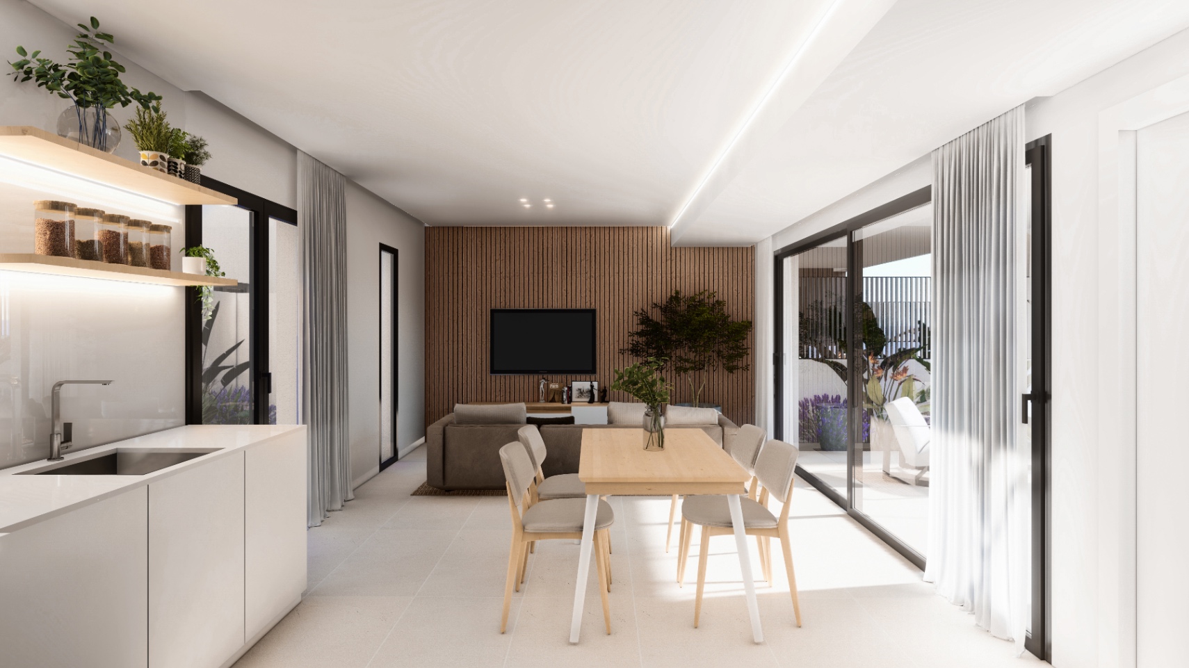 Bungalow en venta con 2 dormitorios y piscina en San Pedro del Pinatar (Murcia)