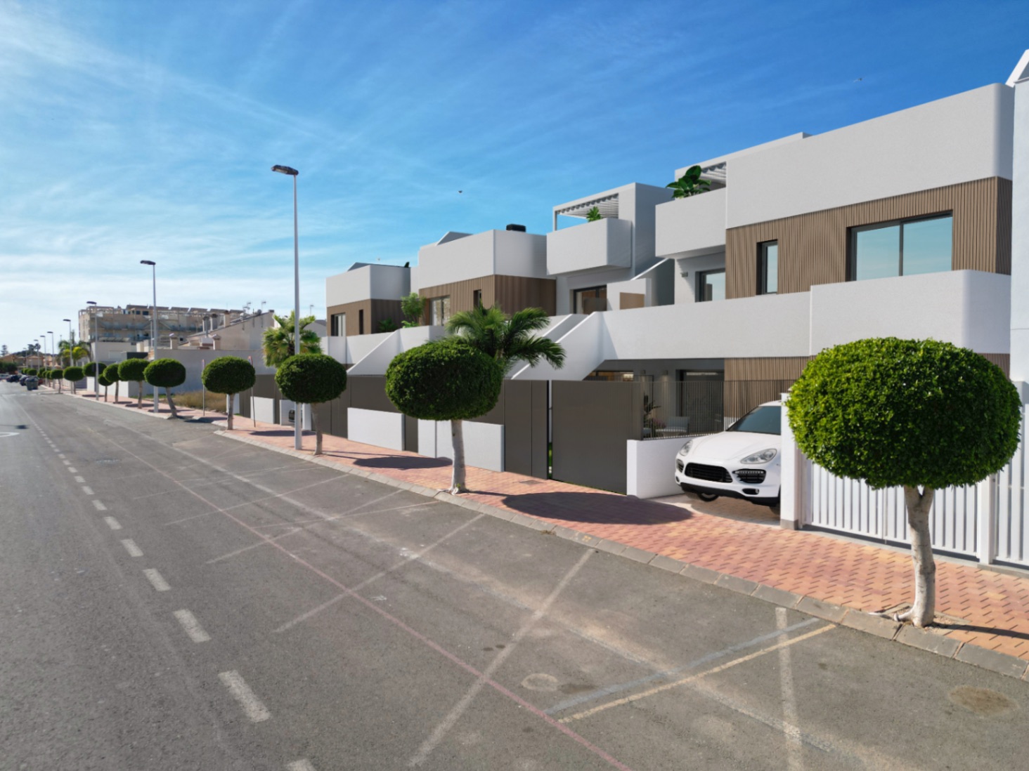 Bungalow en venta con 2 dormitorios y piscina en San Pedro del Pinatar (Murcia)