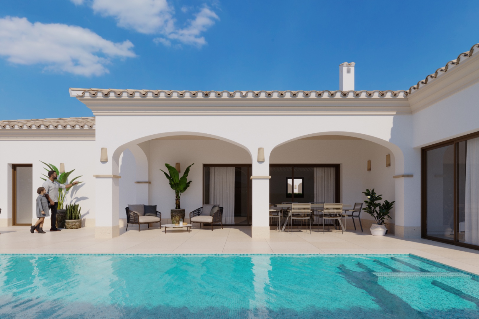 Chalet en venta en San Pedro del Pinatar con 3 dormitorios y piscina privada