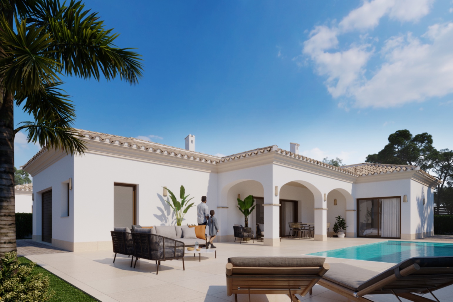 Chalet en venta en San Pedro del Pinatar con 3 dormitorios y piscina privada