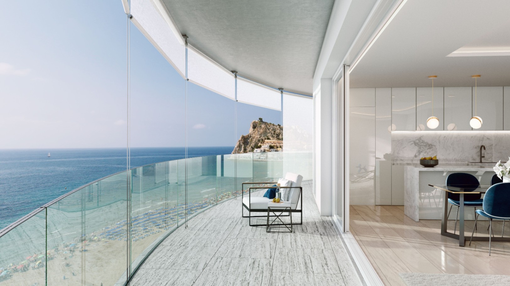 Appartements de luxe à Delfin Tower, Benidorm : découvrez le summum d’un style de vie exclusif avec vue panoramique